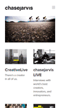 Mobile Screenshot of chasejarvis.com